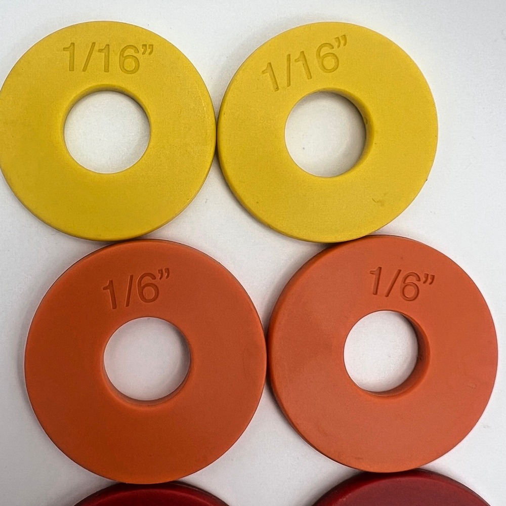 Adjustable Rolling Pin Replacement Guide Rings Original Set 8 Dough Spacers - Picture 3 of 4